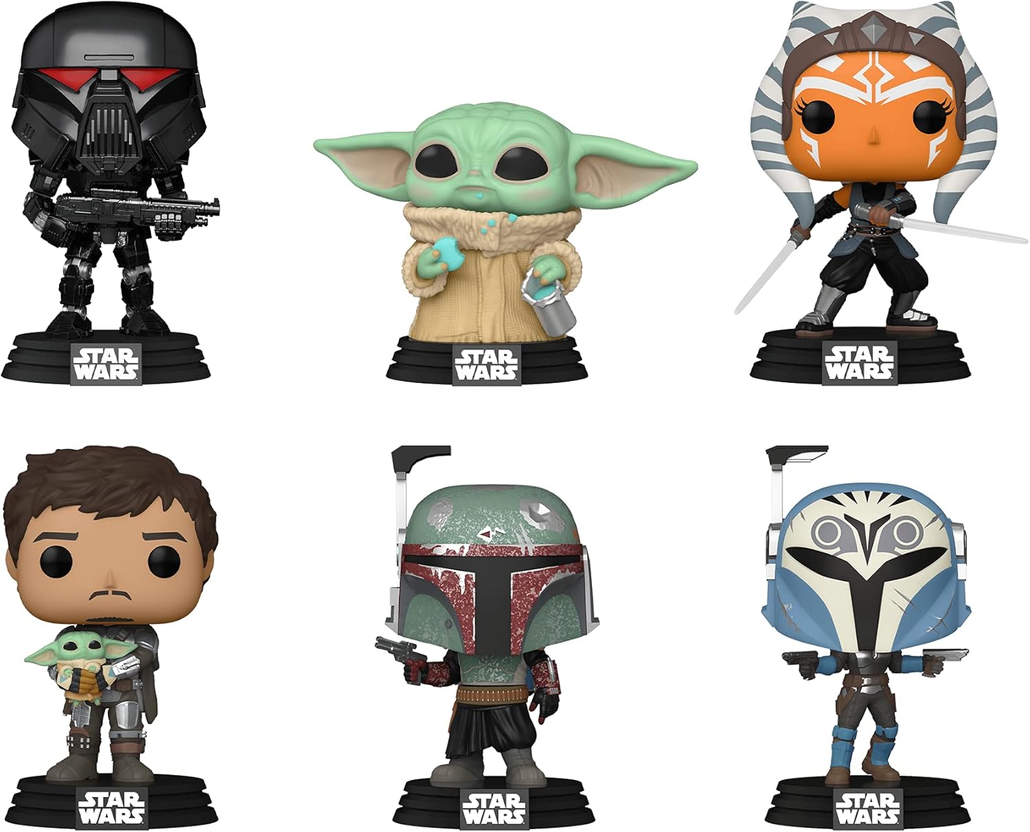 Funko Star Wars Mandalorian Complete Set (6) Pop!