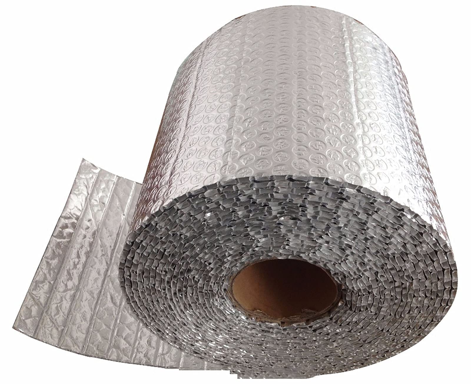 MYFH Self-Adhesive Durable Foil Insulation Vapour Barrier Bubble Foil Insulation For Use With Loft, Floor, Wall, Motorhome, Various Size (Size : 1 * 10M)