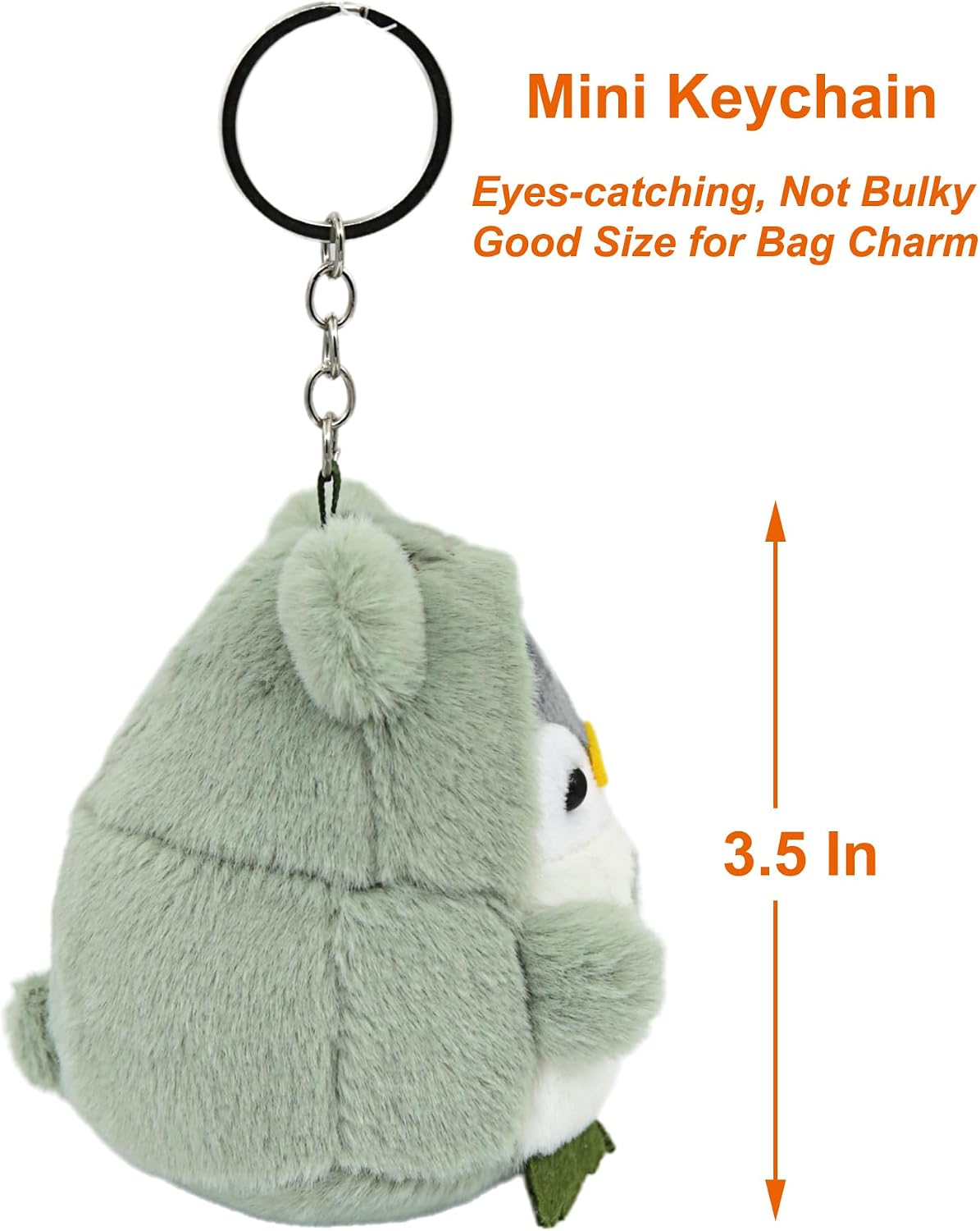 Miokkley Cute Penguin Plush Keychain, Kawaii Penguin Purse Bag Backpack Charms Cute Stuff for Women image 4
