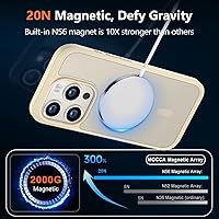 Vista 110 de MOCCA - Funda magnética resistente para iPhone XR de 6.1 pulgadas, compatible con MagSafe, funda con protección contra caídas de grado militar