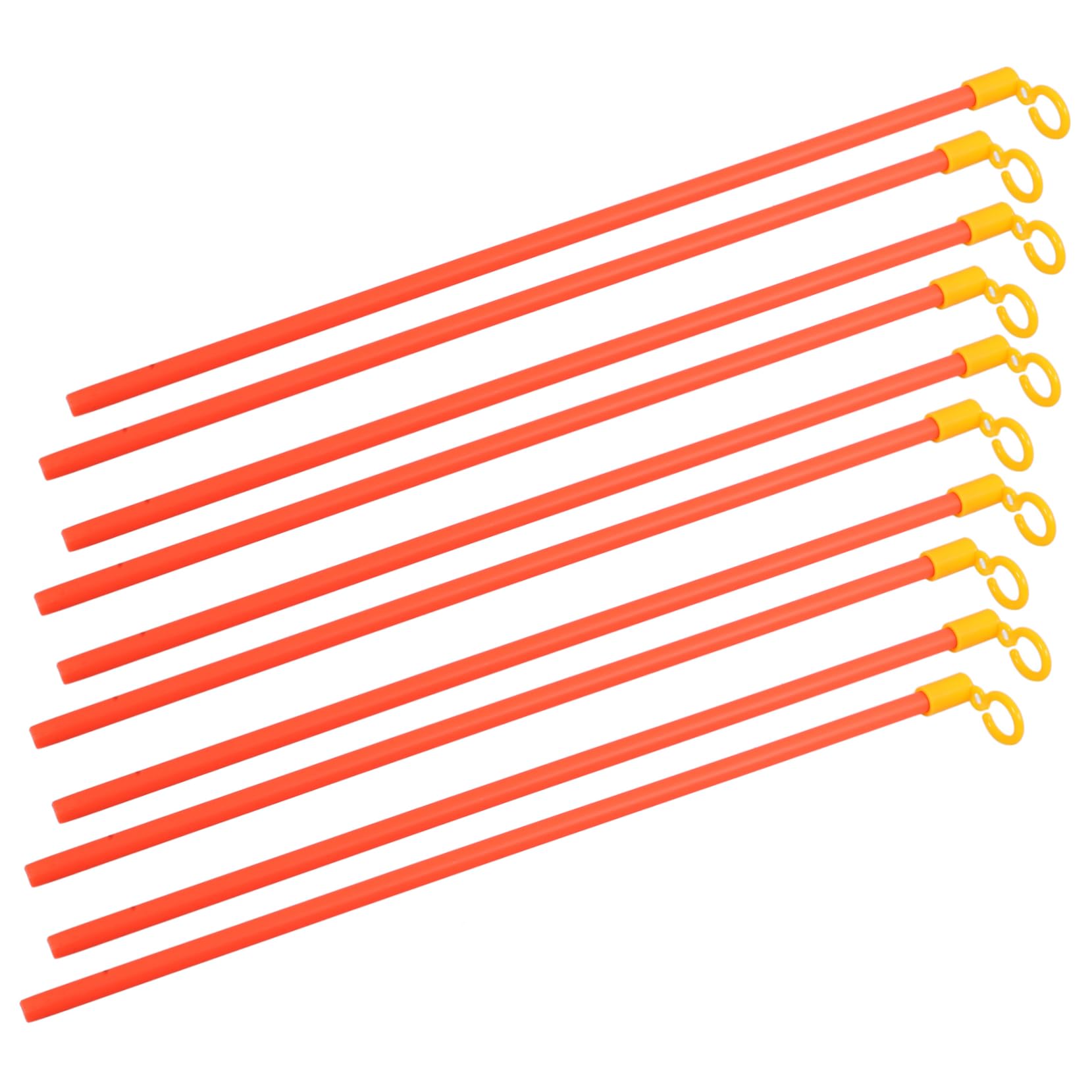 Yardwe 10-Pack Reusable Lantern Pole Handles Easy to Assemble Plastic Lantern Sticks for DIY Decorations