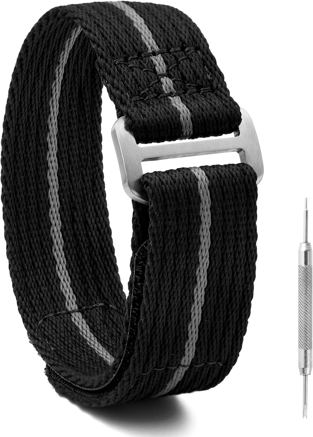 Nylon Watch Band - Hook and Loop Fasteners Soft Watch Strap 20mm 22mm - Sport Watch Bands for Men Women