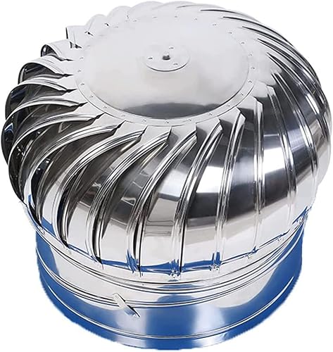 UZIAH Turbina de viento giratoria industrial de acero inoxidable Turbina ventiladora tapa para ahorro de energía secadora campana de escape para