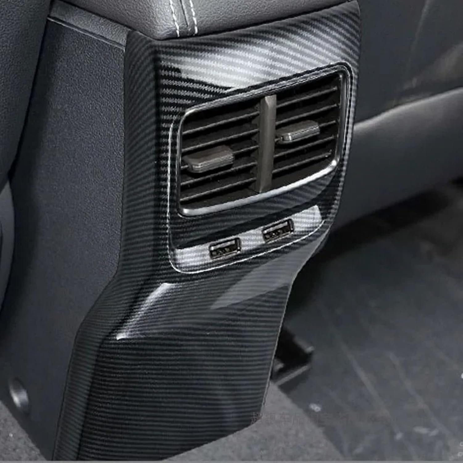 Car Armrest Box Anti-Kick Pad for MG ZS 2020-2024, Car Rear Vent Interior Armrest Box Rear Seat Anti-Kick Pad Panel