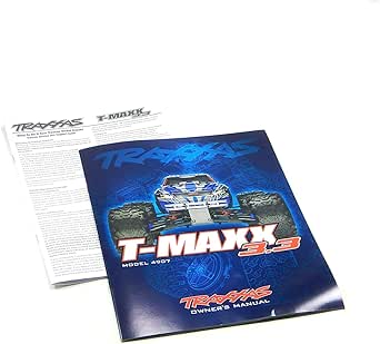 Amazon: Traxxas 4908 T-Maxx 3.3 Owners Manual : Toys & Games