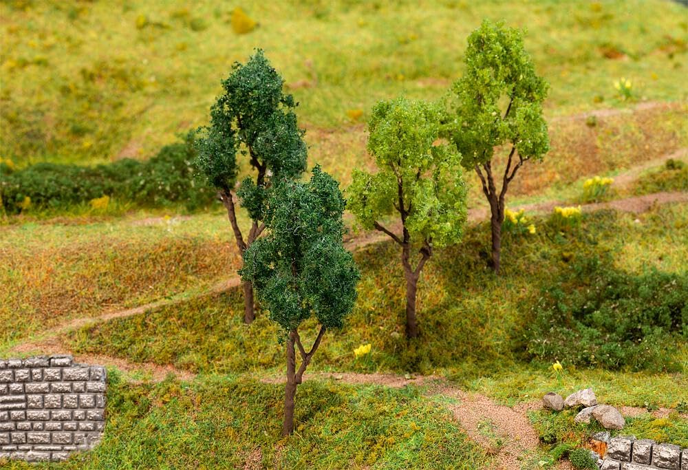 Faller 181379 4 Trees, Assorted, Multi-Coloured