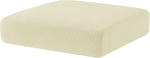 subrtex Funda de cojín elástica suave para asiento de sofá, funda de elastano adecuada para 1-2-3 plazas, repuesto para protector de muebles