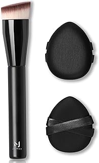 Brocha de base para maquillaje líquido, cepil...