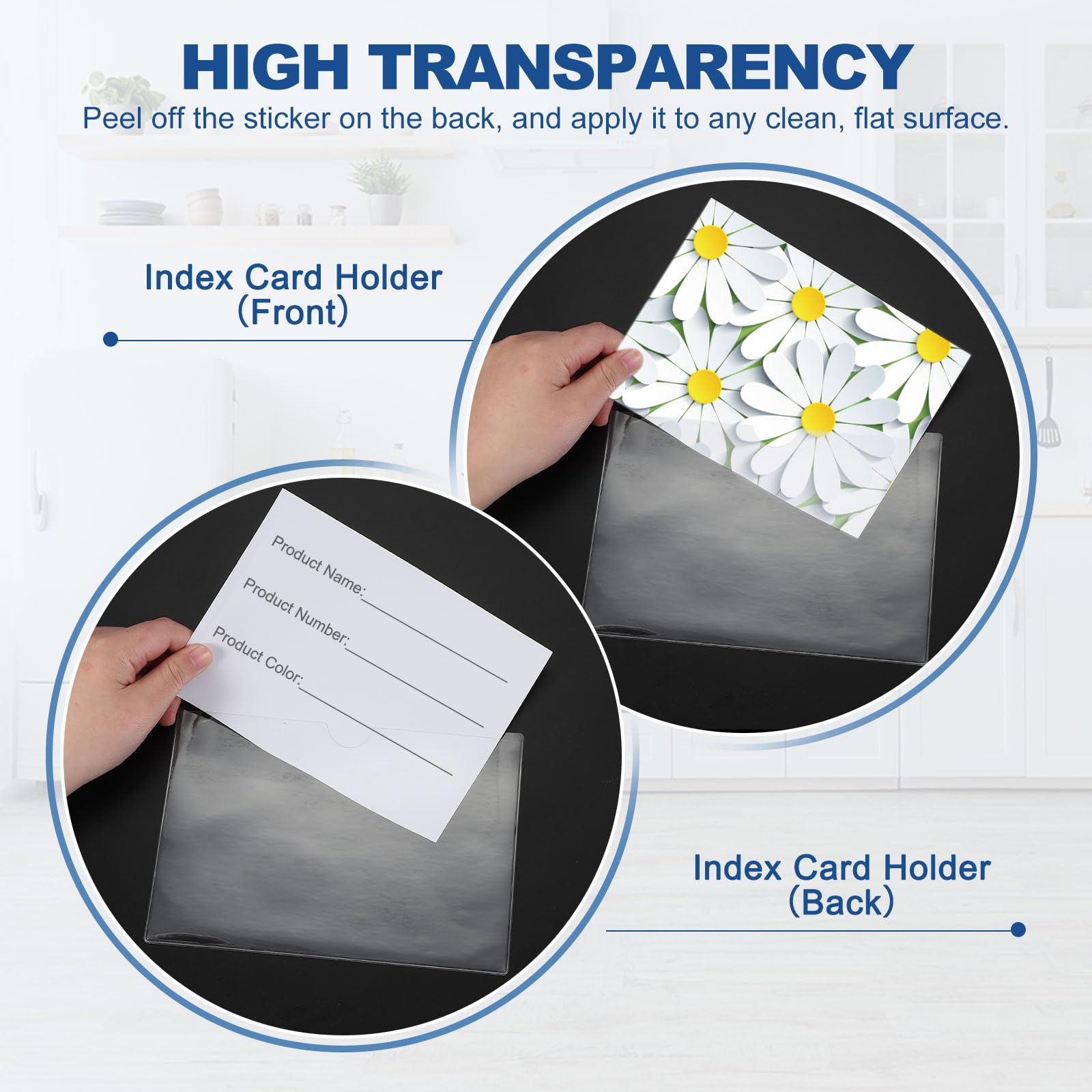 Lot De 50 Pochettes Autocollantes Transparentes Pour Lettre De Voiture