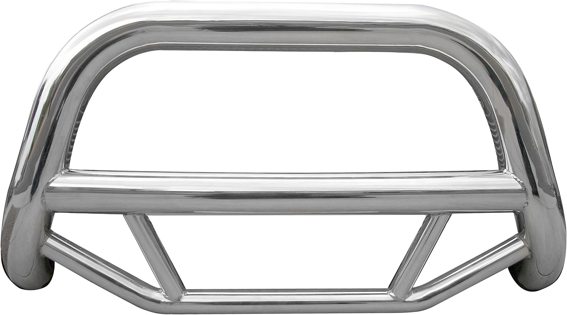 Black Horse Max Bull Bar No Skid Plate Stainless Steel Compatible with 2002-2006 Honda CR-V-MBS-HOB3301