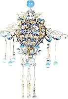 Vista 11 de MU Rompecabezas 3D para adultos, kits de modelos de metal, kits de construcción de flores chinas, bolsita perfumada B, ensamblaje en miniatura