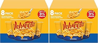 Shells & Cheese Original Microwavable Macaroni and Cheese Cups (8 ct Pack, 2.39 oz Cups) (Pack of 2)