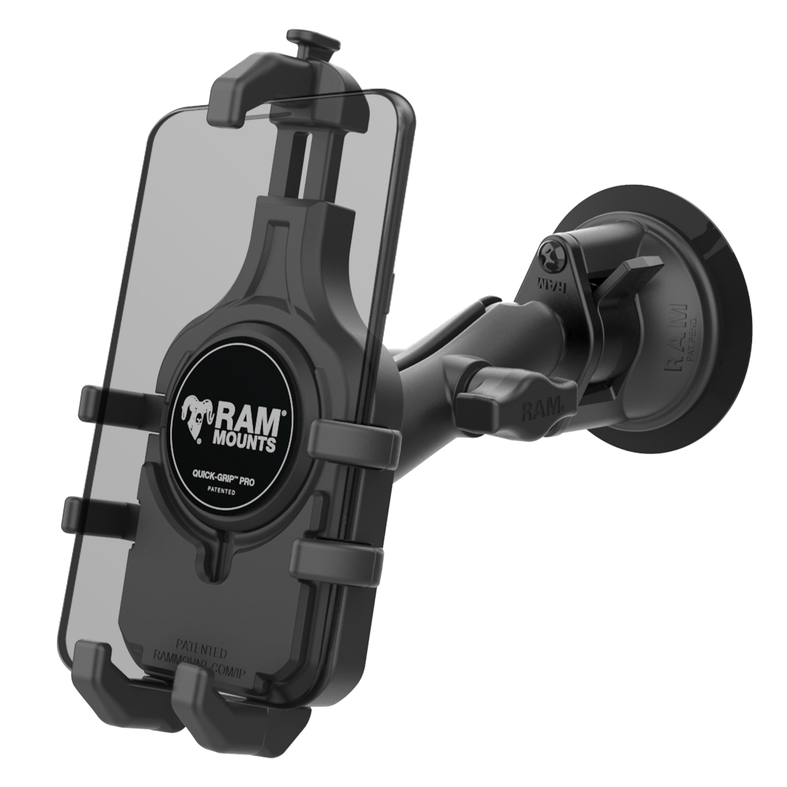 Amazon.com: RAM MOUNTS Quick-Grip Pro Phone Mount with Twist-Lock