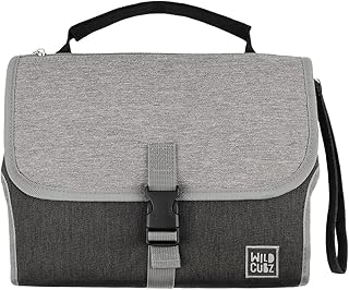 Portable Changing Pad | 27" Diaper Changing Mat | Wipes Pocket | Waterproof Changing Pads for Baby | Portable Diaper Changing Pad for Baby | Changing Pad Portable Changing Station (Graphite)