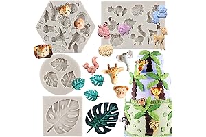 Jungle Safari Animal Cake Fondant Mold