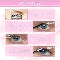 Vista 190 de Eyelash Extension Kit Lash Bond and Seal Lash Clusters with Eyelash Tweezer Lash Glue for Individual Lashes Lash Applicator Tool for DIY Lash