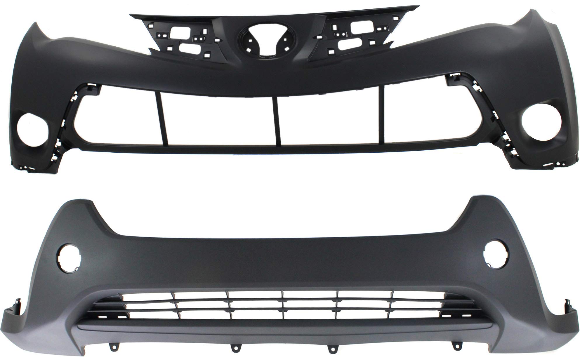 Garage-Pro Bumper Cover Set Compatible with 2013-2015 Toyota RAV4 LE Models North America Built, Front Upper and Lower