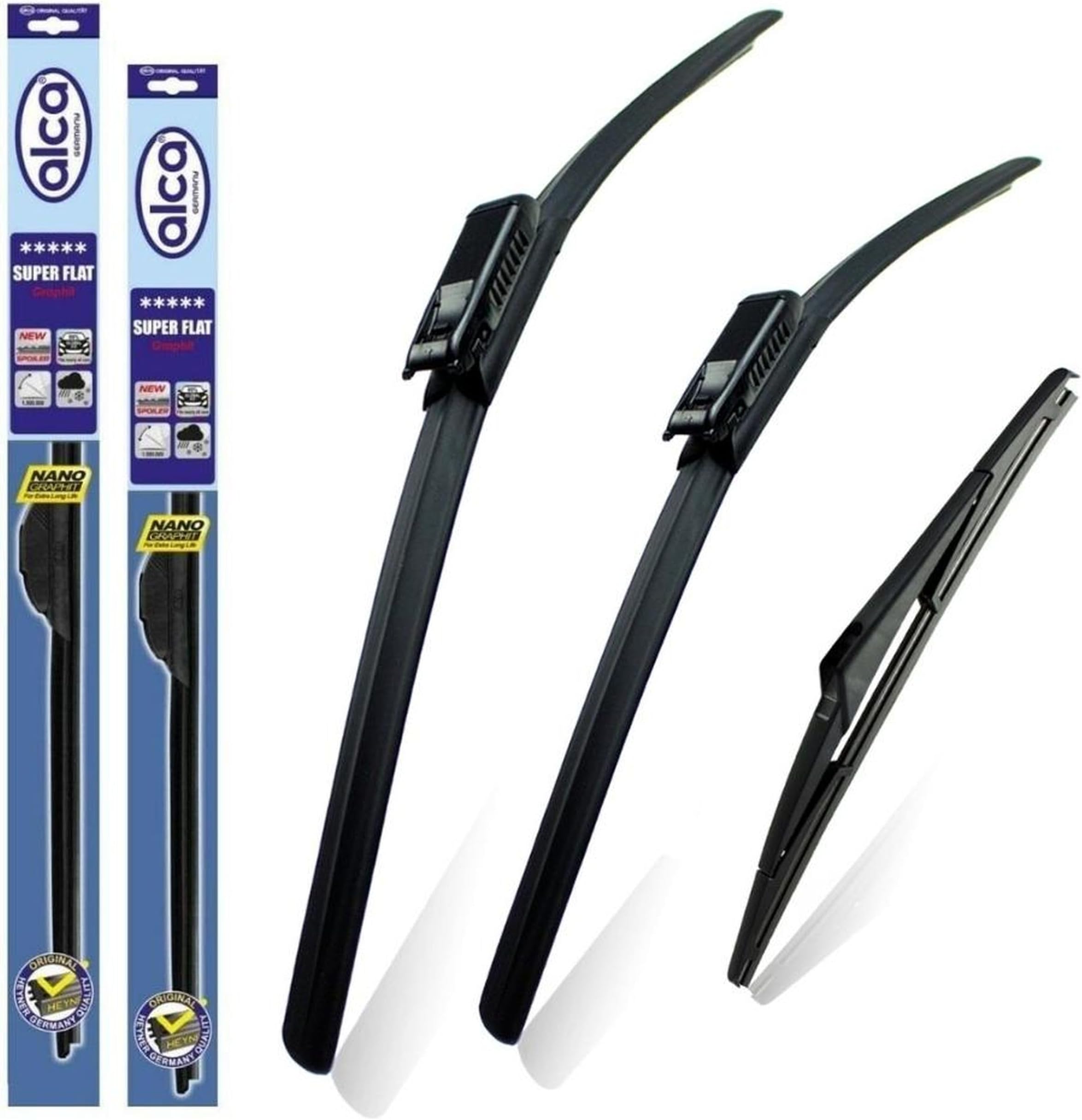alca Germany Wiper Blades Fits Dacia Duster Sandero Jogger Logan (Dacia Duster 2018-2024 ASF2219BL11L)