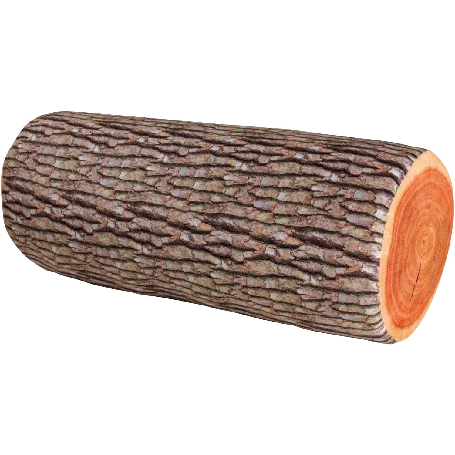 1 x Cushion Creative Natural Wood Design Log Soft Chair Cushion Gift Home Sofa Bolster Tree Trunk Foam