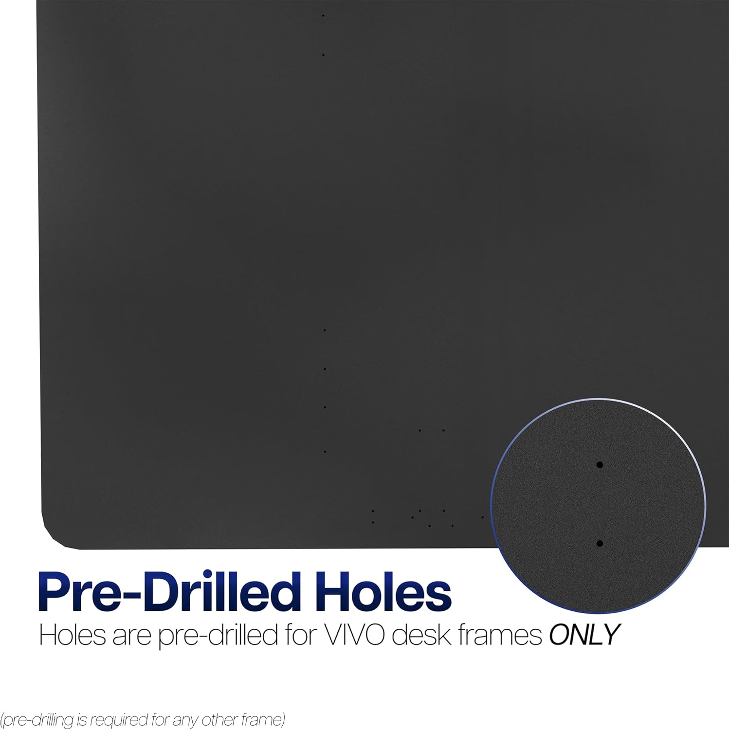 VIVO Universal 71 x 30 inch Solid One-Piece Table Top for Standard and Sit to Stand Height Adjustable Home and Office Desk Frames, Black, DESK-TOP71B