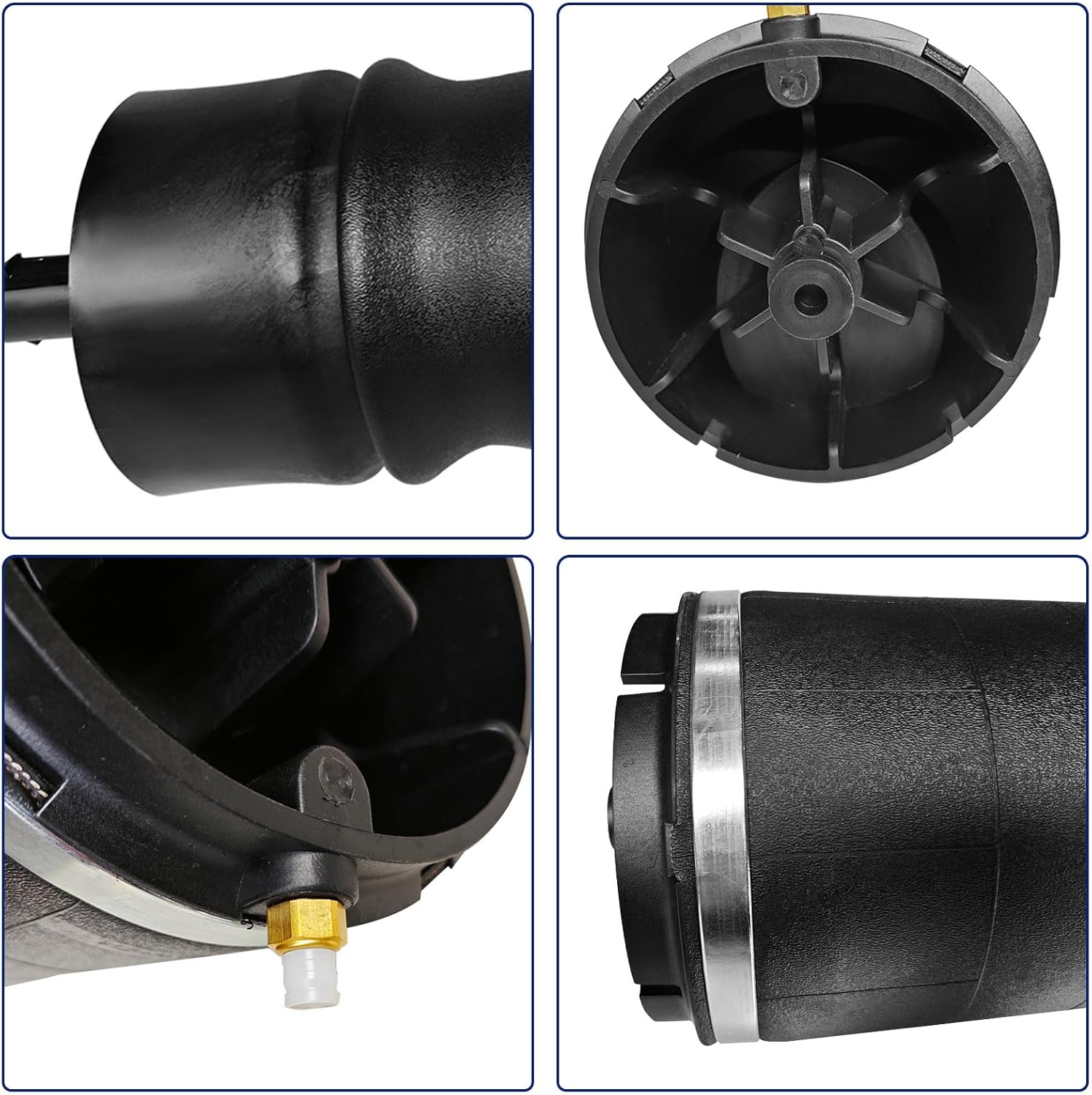 2pcs Air Spring Rear Compatible with 2013-2016 Range Rover L405 2014-2016 Range Rover Sport L494 OEM Number Replace LR052171 LR044853