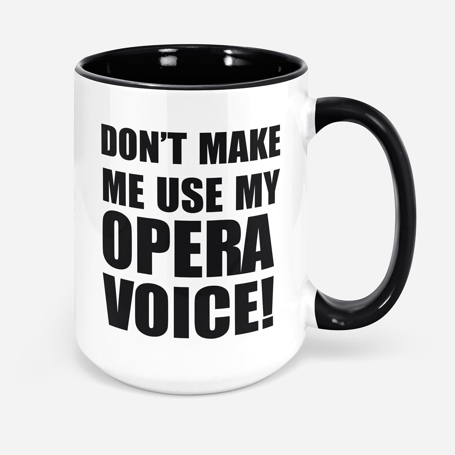 PLITI Make-up-Tasche Für Opernliebhaber – Mit Spruch 'Don't Make Me Use My Opera Voice', Canvas, Wasserdicht