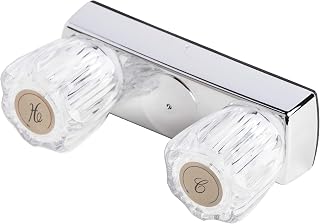 Laguna Brass 3330ACP Mobile Home Two Handle Non-Metallic 4" Shower Valve Chrome Finish