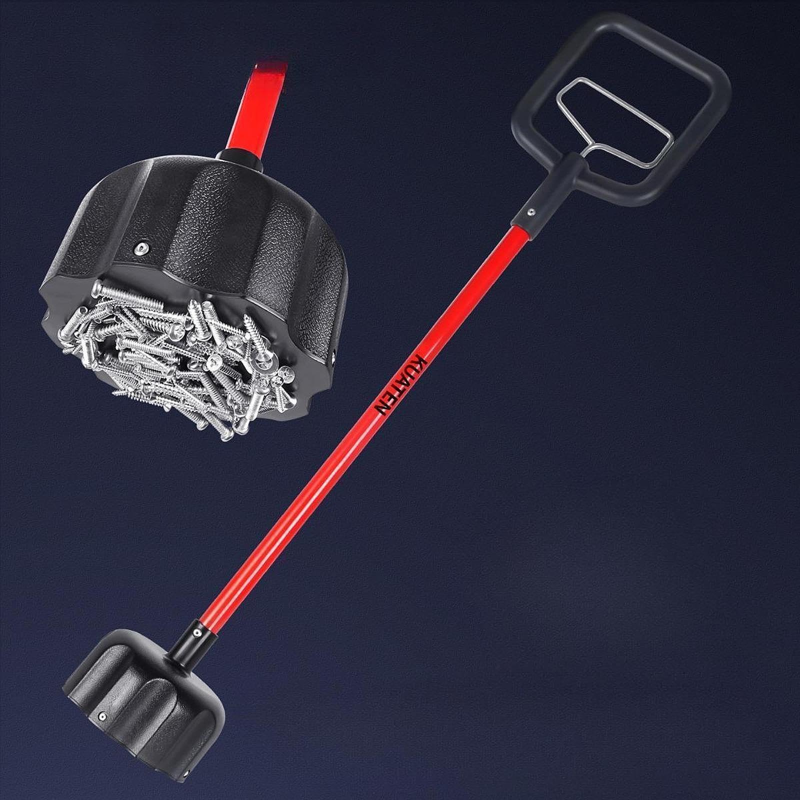 Aspirateur Magnétique à Long Manche, Balai de Jardin pour Enlever Les Débris