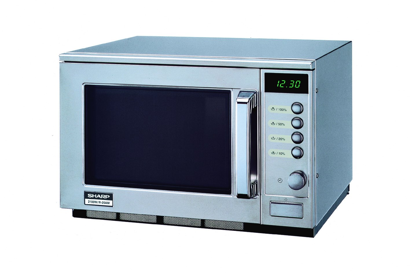 Sharp R-25AM forno a microonde Piano di lavoro 20 L 2100 W Acciaio inossidabile