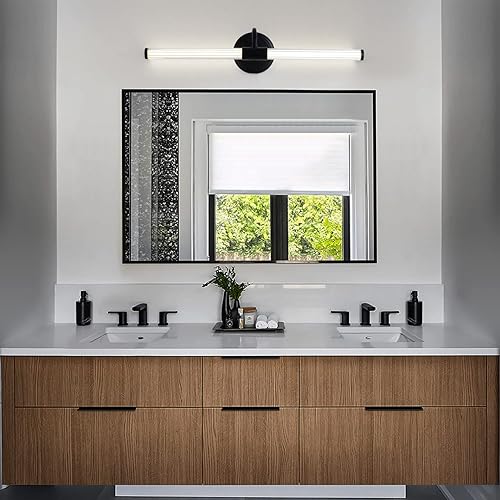 Miniatura 7 de Lámparas LED negras de 22.83 pulgadas, luz moderna de exhibición de arte negra para marcos de fotos, luces LED para marcos de fotos para pinturas,