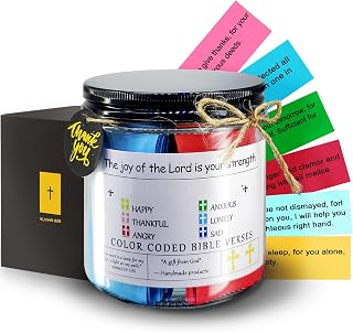 Bible Verses Jar Verses Card 120pcs confirmation gifts for Christian women, men, colleagues and family members,Bible accessories, hope jar,Christian gifts for women,gift for mom.