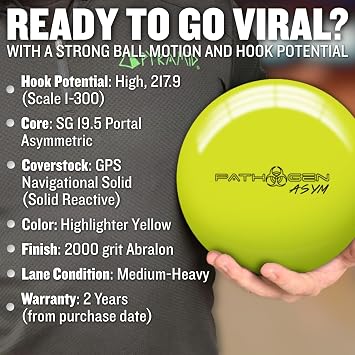 Pyramid Pathogen ASYM Bowling Ball