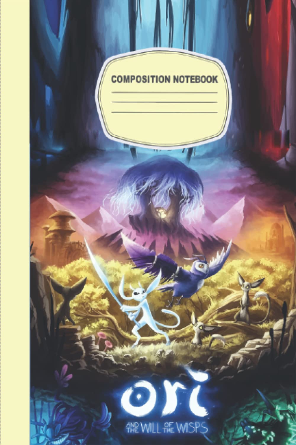 Ori Notebook Merch: Ori and the Will of the Wisps Collage Journal | Diary For student, kids, children, school ... 6x9 inches (114 Pages) Paperback – 12 August 2021