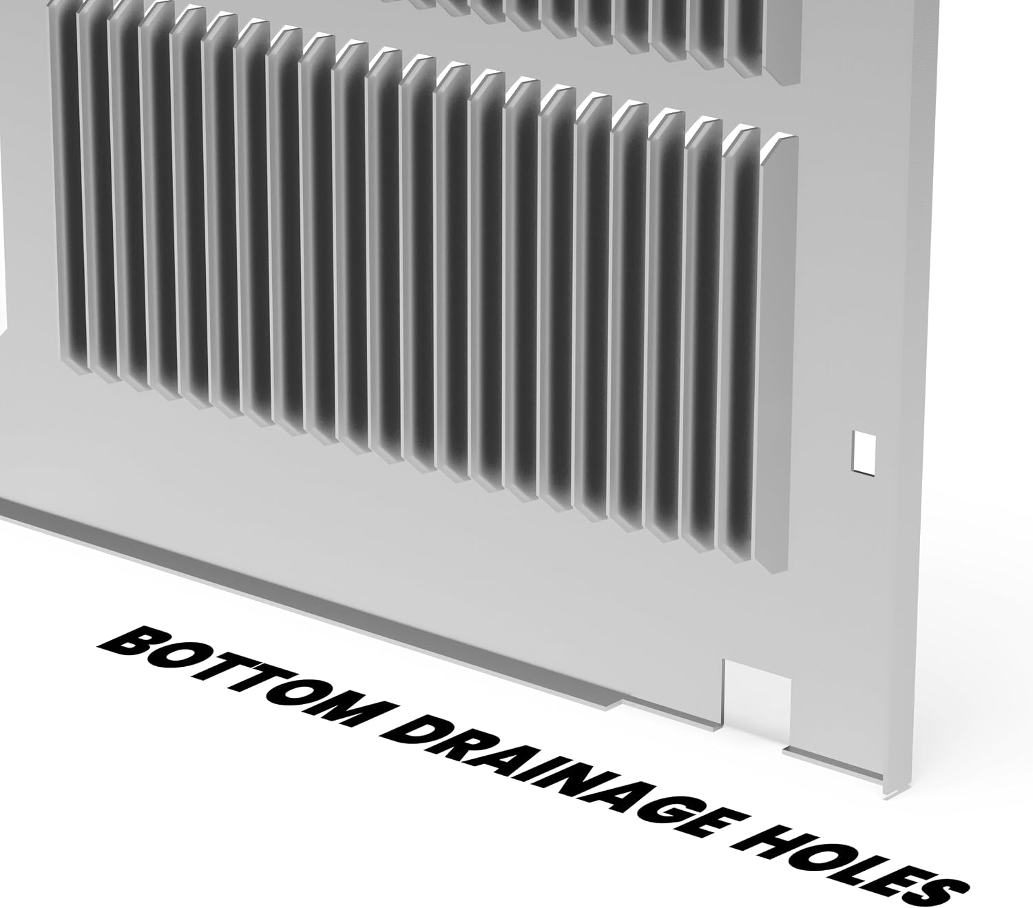 TOSOT PTAC Exterior Grille, 42 x 16in Standard Aluminum Grille for Packaged Terminal Air Conditioners or PTHP, Universal Accessory for Through The Wall Sleeve, with Six Clamps and Six Screws
