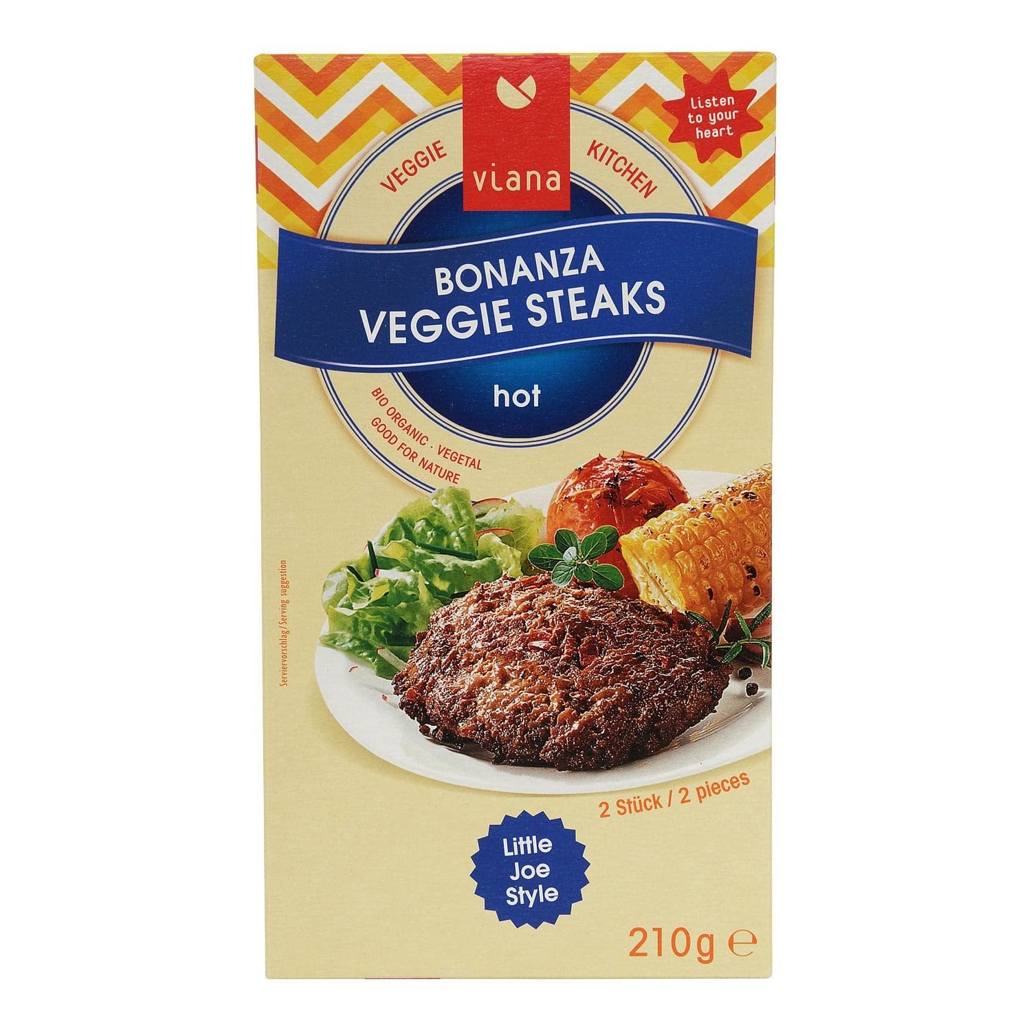 Viana Bonanza Veggie Steaks (Vegan Steak) 210g