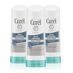 Curel Itch Defense Calming Daily Cleanser Body Wash Soap-free Formula for Dry Itchy Skin with Hydrating Jojoba and