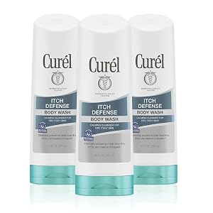 Curel Itch Defense Calming Daily Cleanser Body Wash Soap-free Formula for Dry Itchy Skin with Hydrating Jojoba and