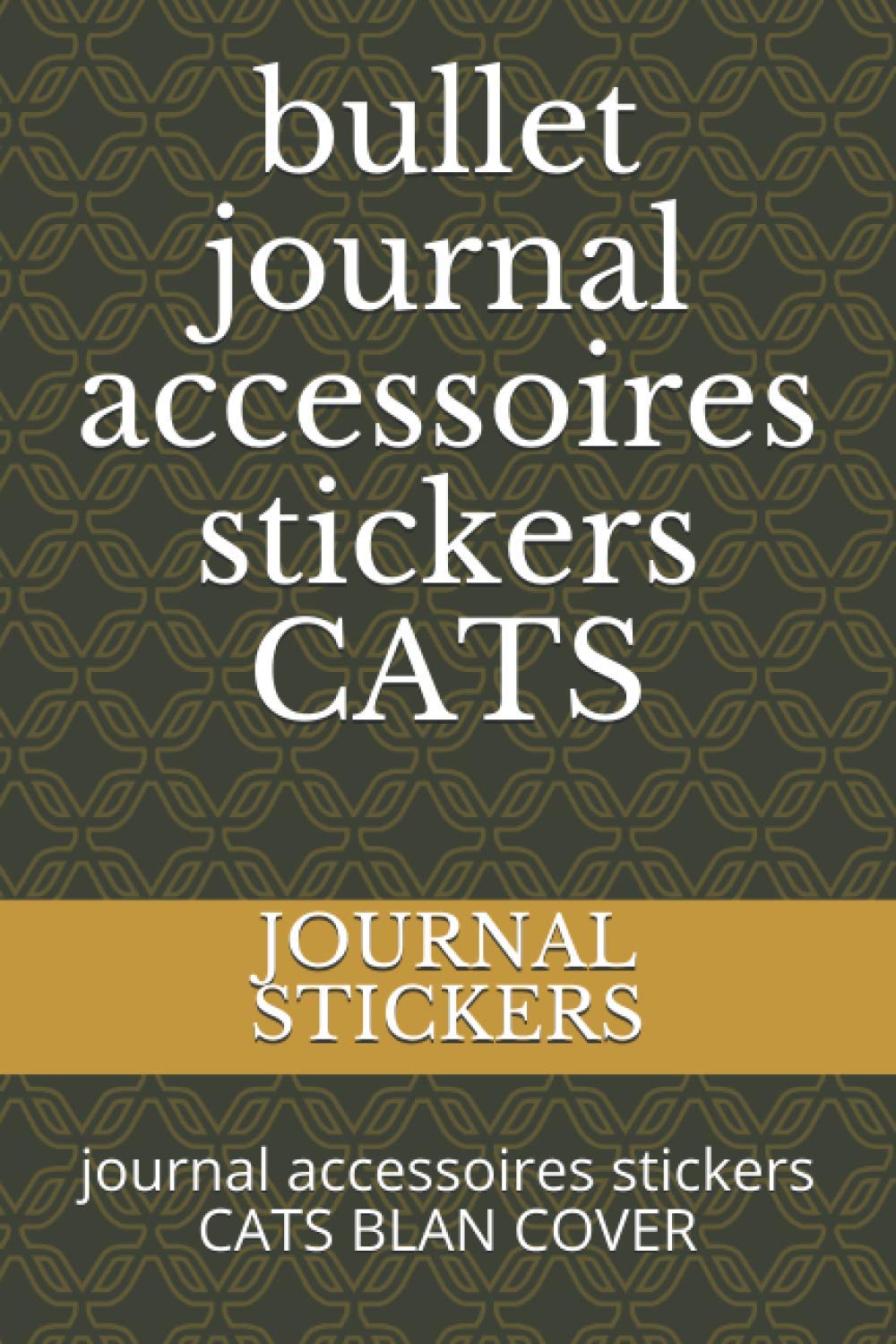 bullet journal accessoires stickers CATS: journal accessoires stickers CATS BLAN COVER
