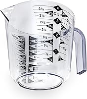 Vista 9 de Taza de medición de plástico Chef Craft Select, 2 tazas, transparente