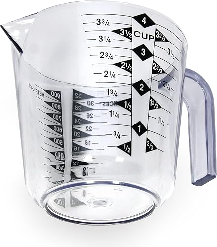 Vista 15 de Chef Craft Select - Vaso medidor de plástico, 2 tazas, transparente