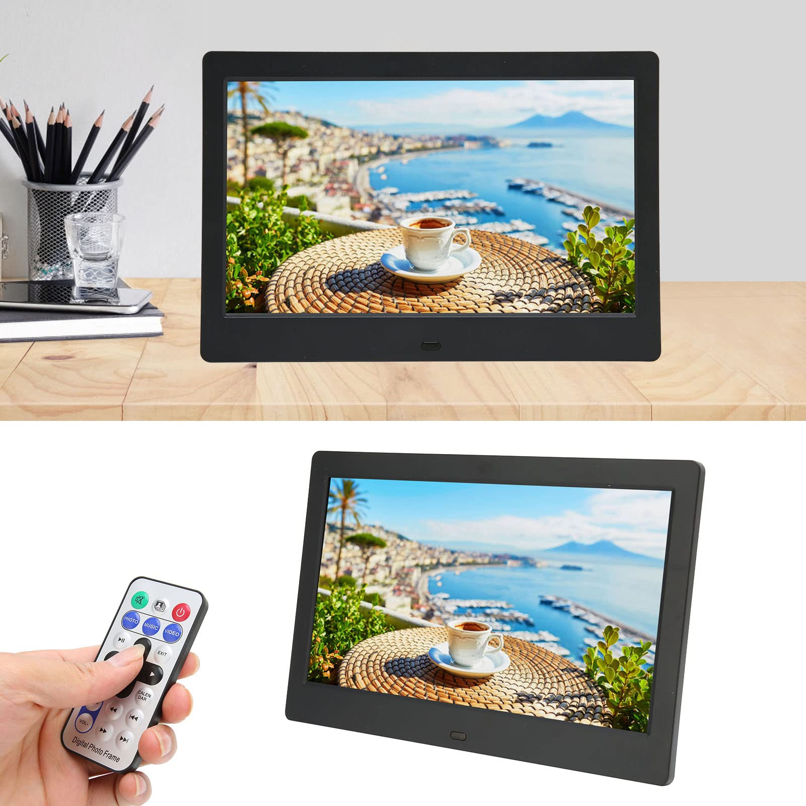Amazon | 10.1インチ デジタル フォトフレーム 1024x600 電子フォト