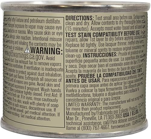 Miniatura 2 de FamoWood 36141106 - Llenador de madera original, 14 pinta, abedul