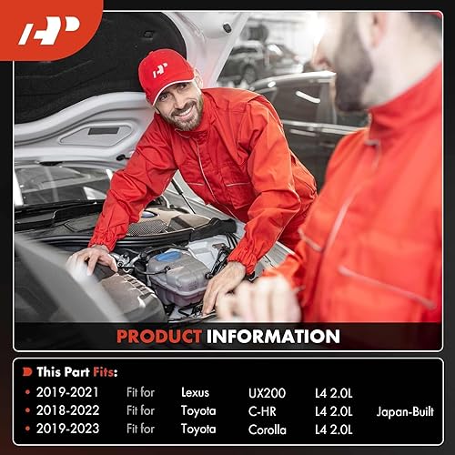 Miniatura 2 de A-Premium Compresor de AC con embrague compatible con Toyota Corolla 2.0L 2019-2023, C-HR 2.0L 2018-2022 y Lexus UX200 2.0L 2019-2021