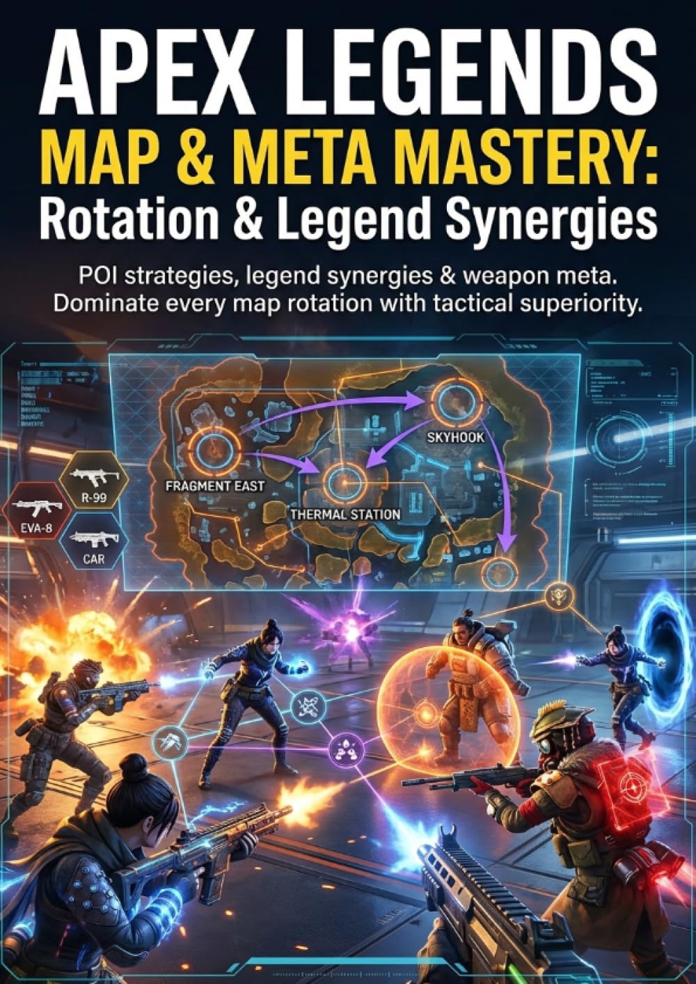 Apex Legends Map & Meta Mastery: Rotation & Legend Synergies: POI strategies, legend synergies & weapon meta. Dominate every map rotation with tactical superiority.