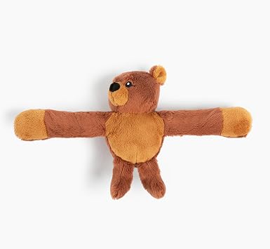 HUGIMALS Hug Babies Darby the Bear Cute Mini Plush Stuffed Animal for Kids | Soft & Cuddly Portable Comfort Adorable On-The-Go Companion for Travel School & Adventures Ages 2+