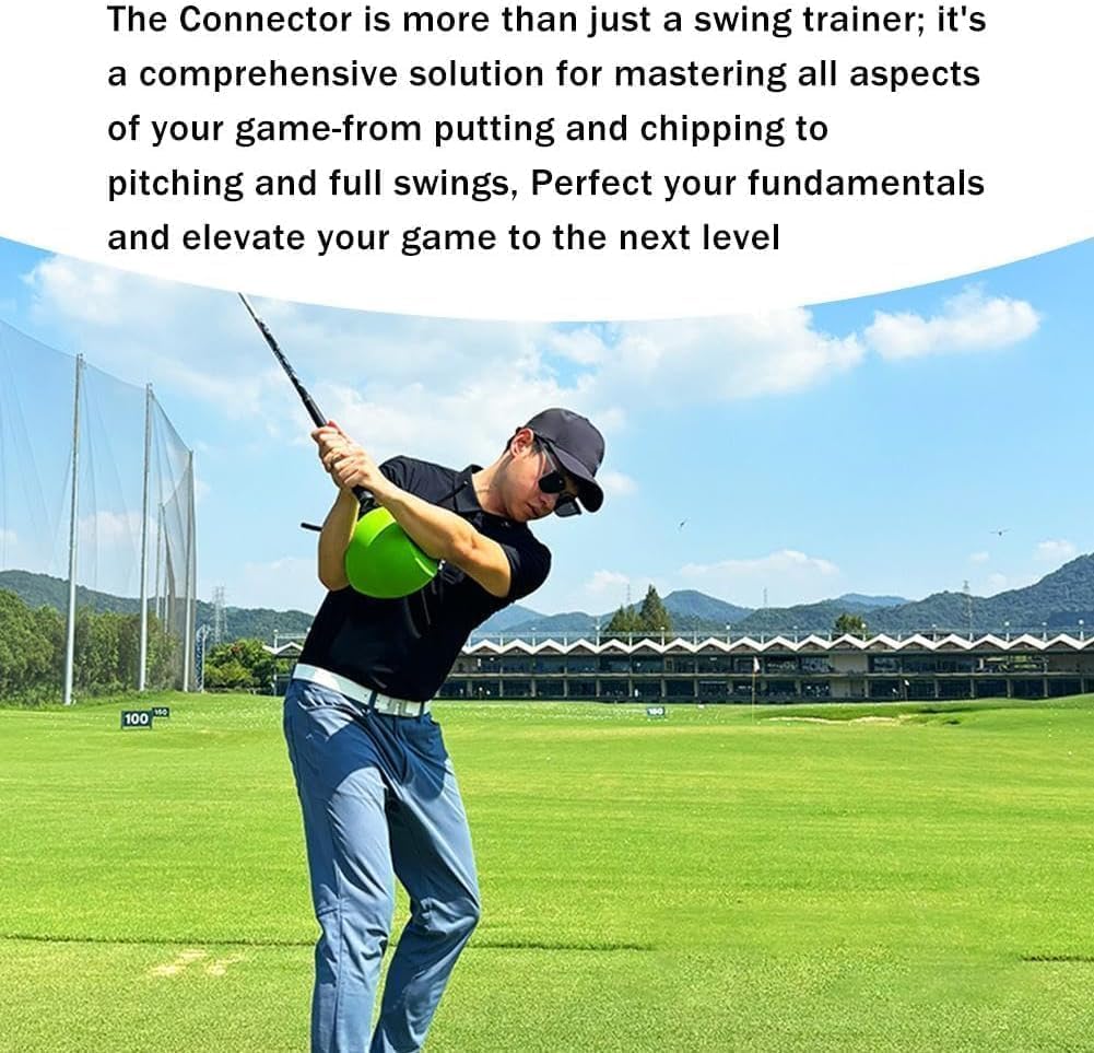 HoldOneLight Entrenador de Swing de Golf Portátil, Ayuda para Corrección de Postura y Movimiento, Incluye Cuerda de Transporte, Ideal para Principiantes