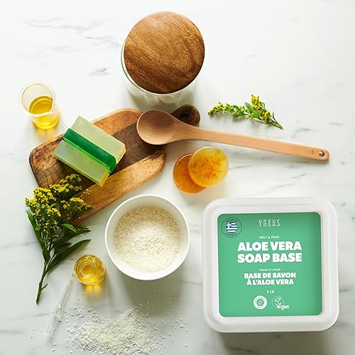 Miniatura 25 de Base de jabón de leche de cabra de 5 libras, sin SLS/SLES, sin aceite de palma, orgánico, para derretir y verter suministros de fabricación de jabón