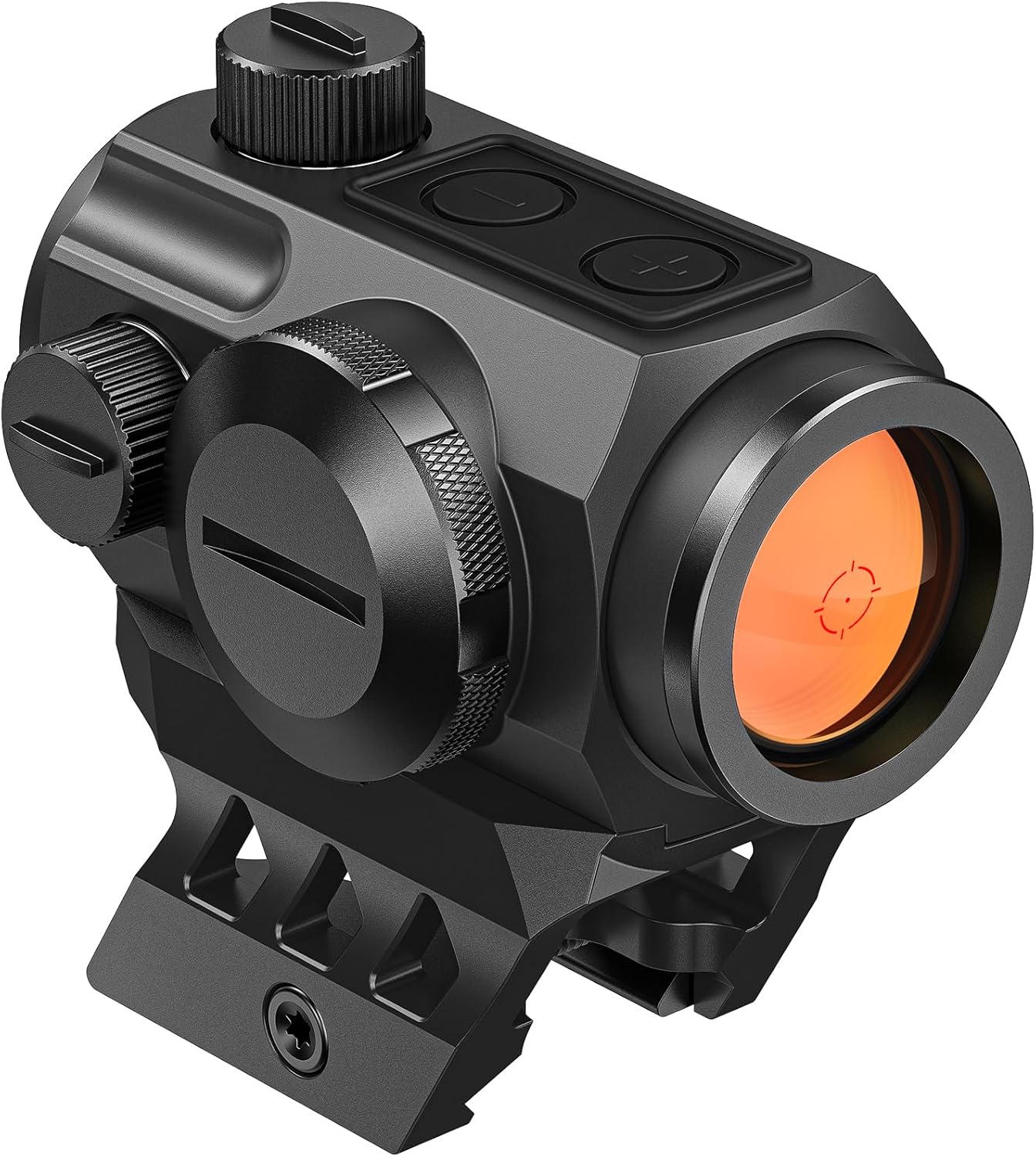CVLIFE Multi-Reticle 2 MOA Dot & 65 MOA Circle Red Dot, Motion Awake Red Dot Scope, 50K Hours Battery Life IPX7 Waterproof, Red Dot Optics with Absolute Co-Witness Riser & Low Mount for 21mm Picatinny