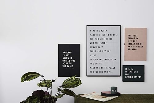 Vista 26 de Design Letters Tablero de letras de fieltro Tablero de mensajes A4 Tablero de letras intercambiable para uso diario Uso como tablero de menú