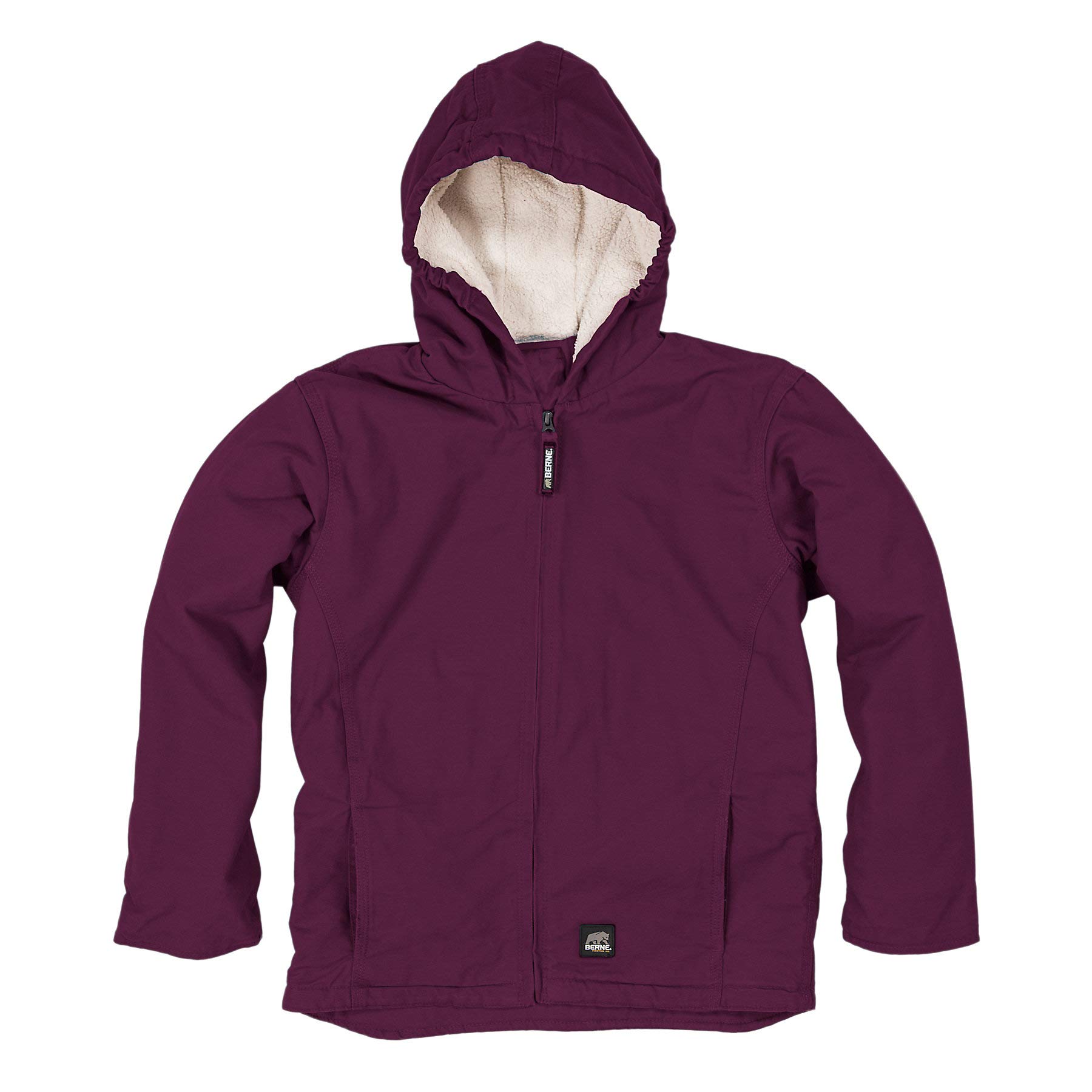 Girls Softstone Hooded Coat (Sherpa)